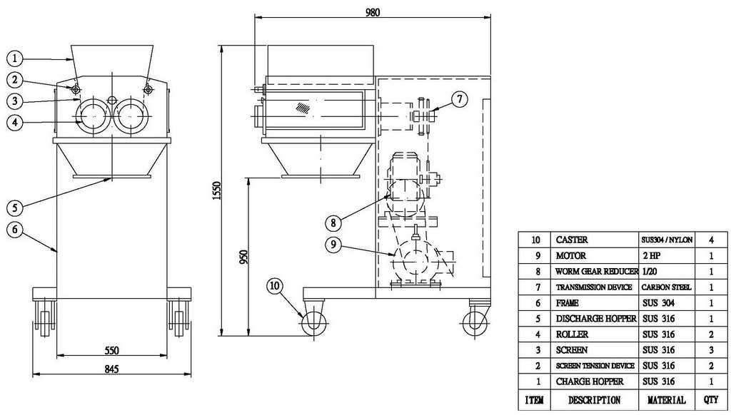 DRY GRANULATOR